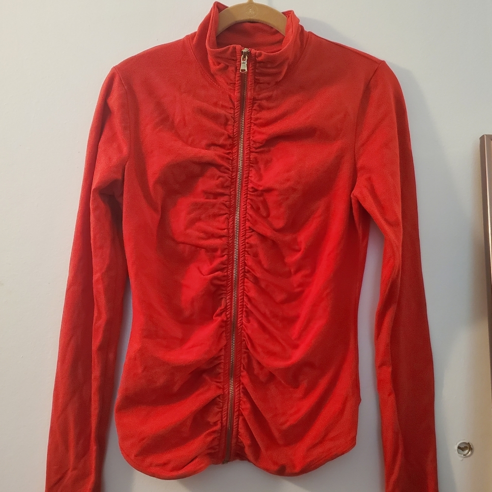 Victoria's Secret | Red Yoga Ruched Jacket